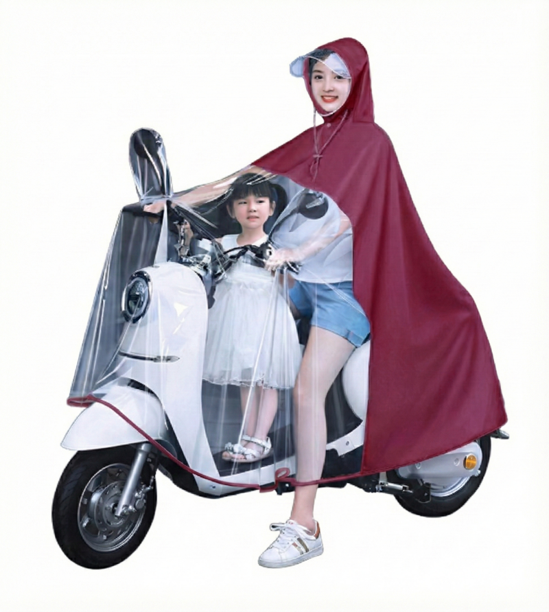 Áo Mưa Tình Mẹ Siêu Nhẹ - Bọc Gương Tai Thỏ A812+