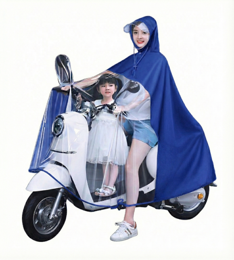 Áo Mưa Tình Mẹ Siêu Nhẹ - Bọc Gương Tai Thỏ A812+