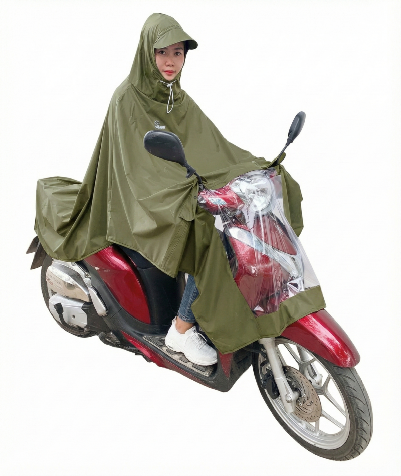 Áo Mưa Choàng Kính Siêu Bền A845