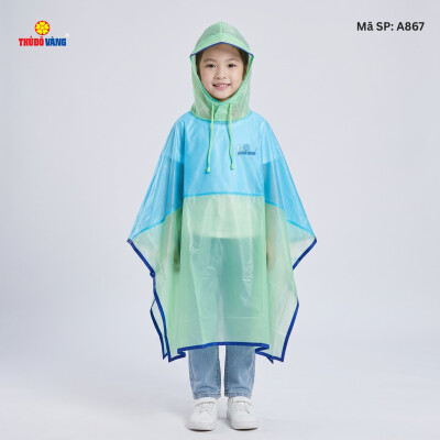Áo Mưa Choàng Cánh Tiên Cho Trẻ Em 4 Tuổi Siêu Bền A867