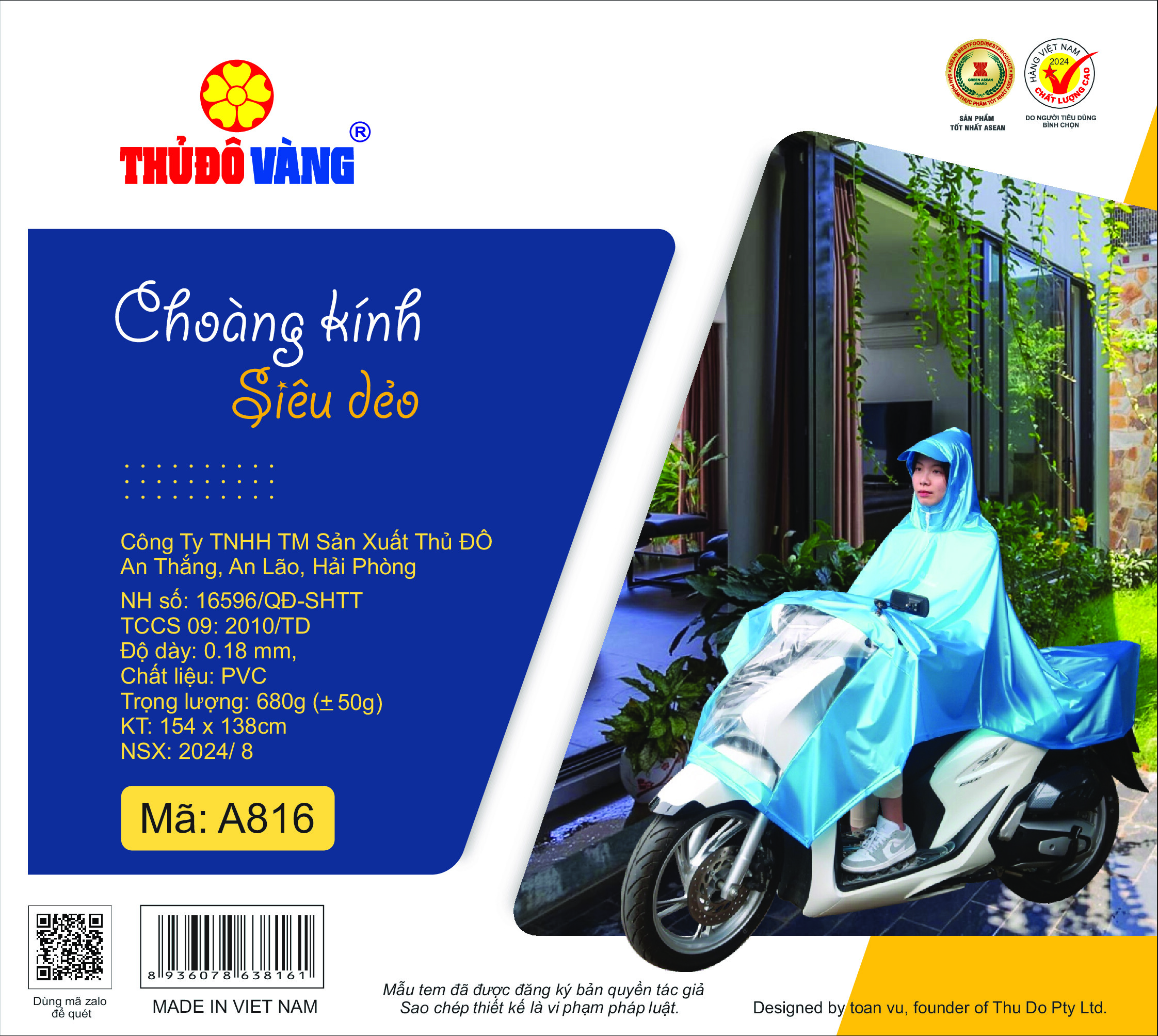 Choàng kính siêu dẻo A 816