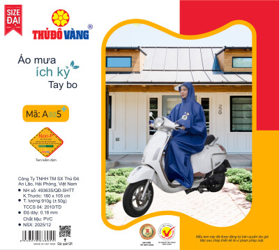Áo Mưa Ích Kỉ Tay Bo Chun A805+
