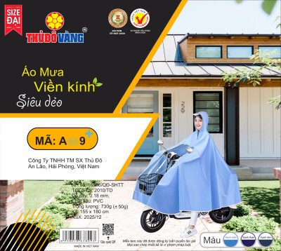 Áo Mưa Choàng Xe Máy Siêu Dẻo A809+