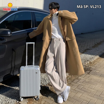 [SIZE 20 INCH] Vali Nhựa Nẹp Nhôm Khoá Sập VL213